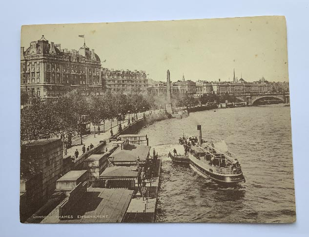 early 1900's London photographic print, approx 100 years old
